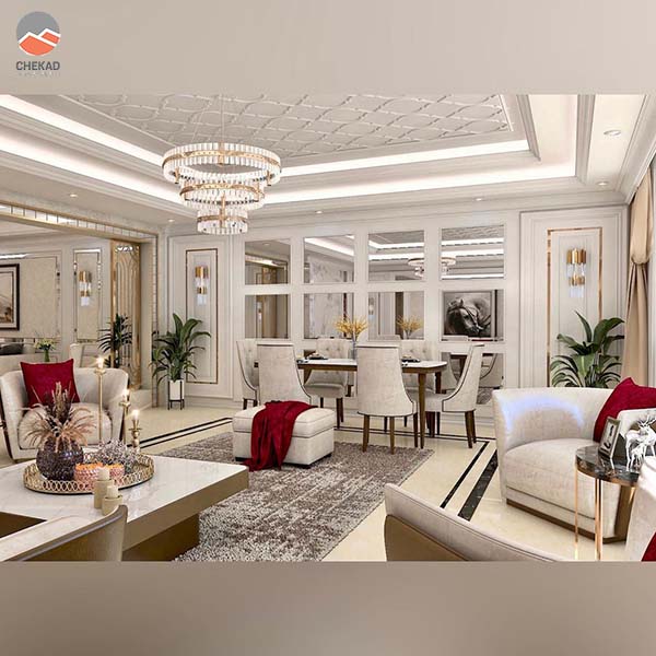 طراحی واحد مسکونی خانم زمانی در الهیه