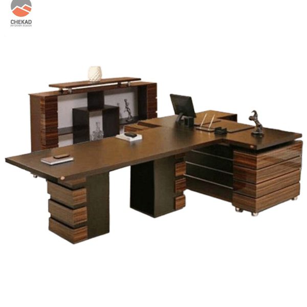 میز مدیریت و کنفرانس و کتابخانه و ویترین مدل Ch232