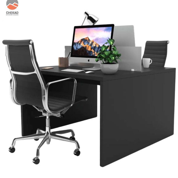 میز کارگروهی دو نفره چکاد دیزاین مدل نوستالژی Ch224