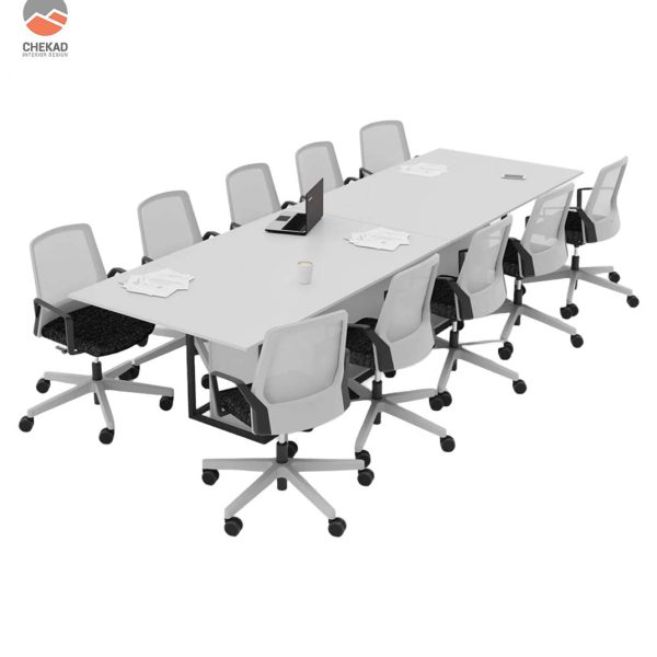 میز کنفرانس ده نفره اسلیم CSL10B