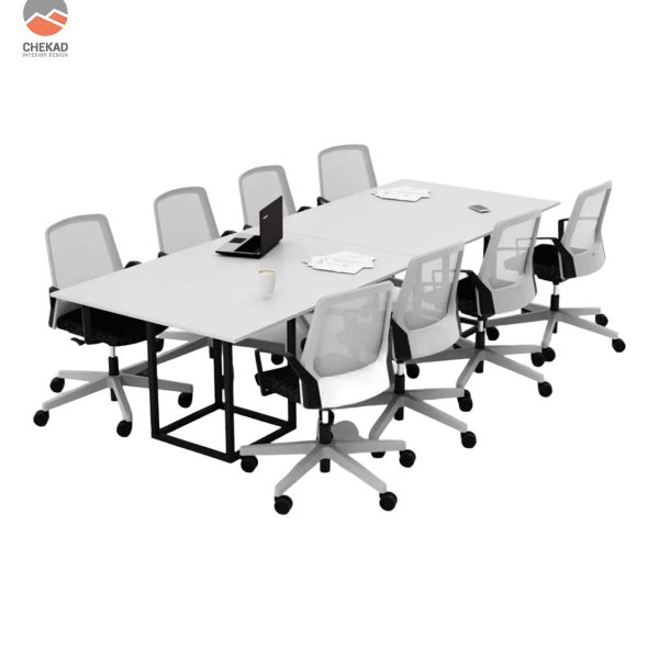 میز کنفرانس هشت نفره چکاد دیزاین مدل اسلیم Ch209