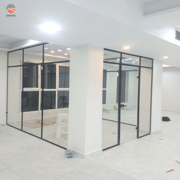 پارتیشن شیشهای غیرریزنده مدل Ch255
